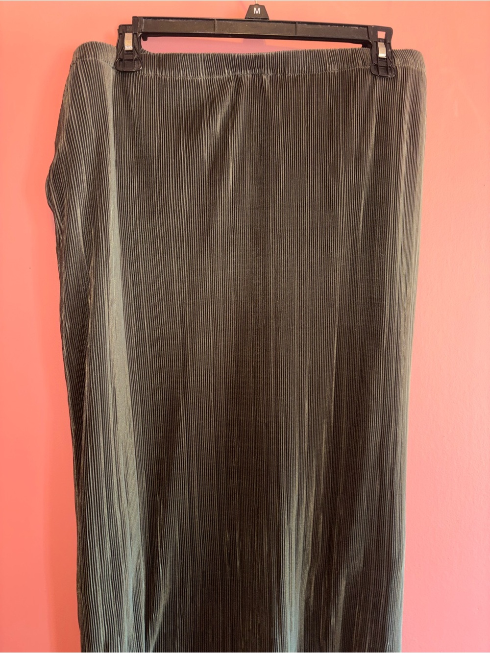 J. Crew Olive Green Pleated Midi Skirt